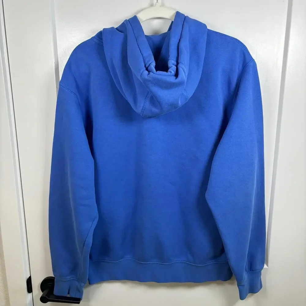 Nike UCLA Hoodie Blue Men’s Size Small VTG Print Retro Oversized Sweatshirt EUC